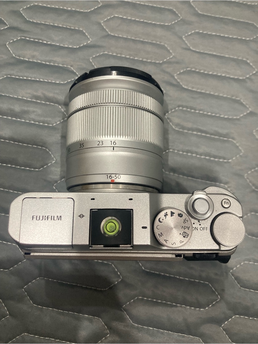 Fujifilm Silver Mirrorless Camera with Silver 16-50mm Lens